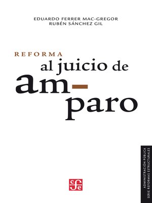 cover image of Reforma al juicio de amparo